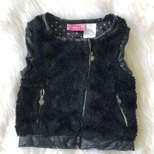 Faux fur vest